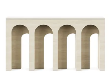 ARCADE - Rectangular oak console table by JOSÉ LEITE DE CASTRO - view 2
